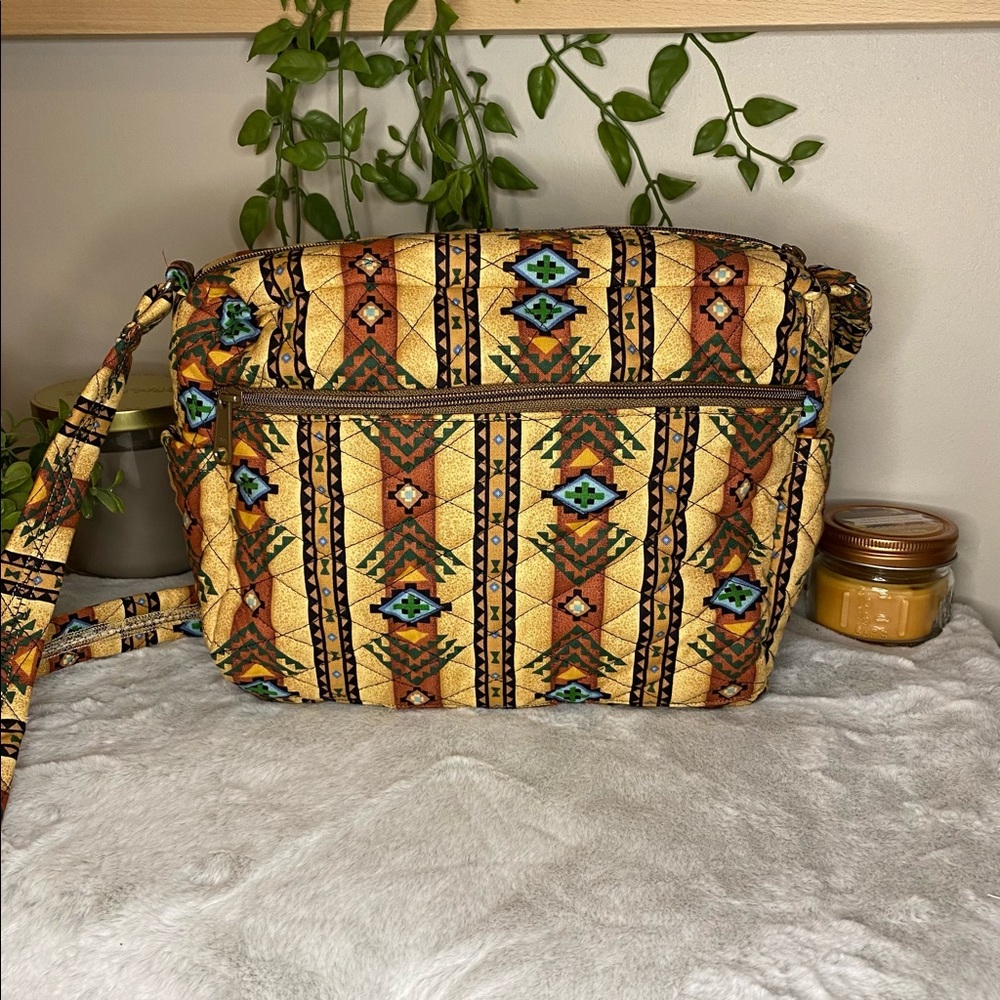 Multicolor Western Print Shoulder Purse-100% Durable Cotton - Picture 2 of 8